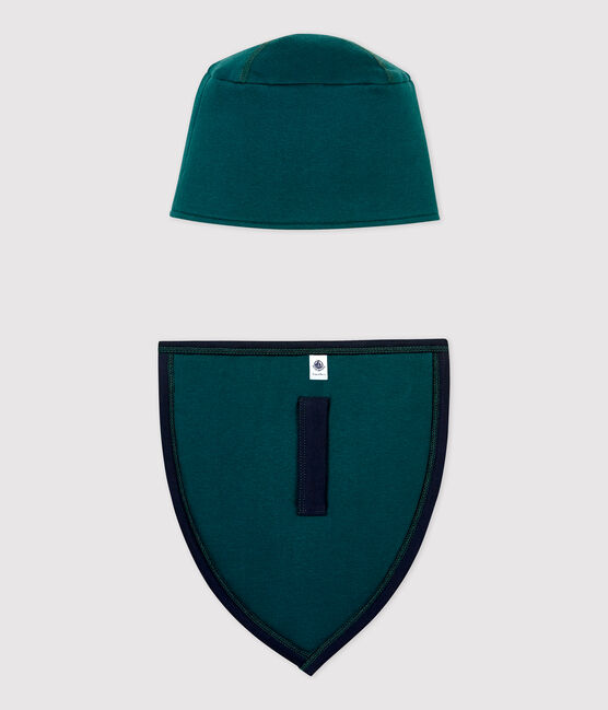 Kit de caballero de algodón verde PINEDE/azul SMOKING